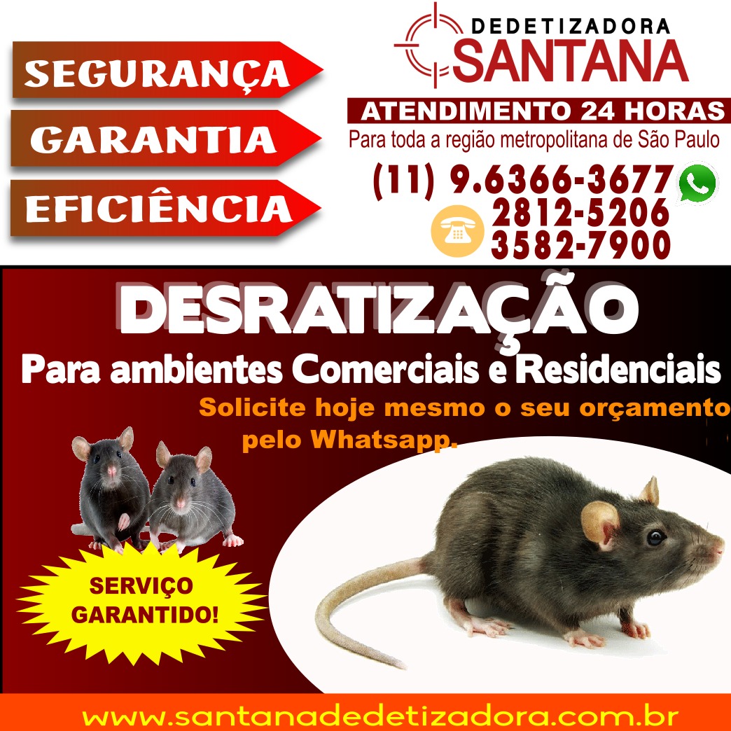 Dedetizadora SP no Centro
